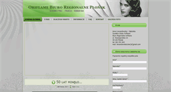 Desktop Screenshot of biuroregionalneplonsk.webh.pl